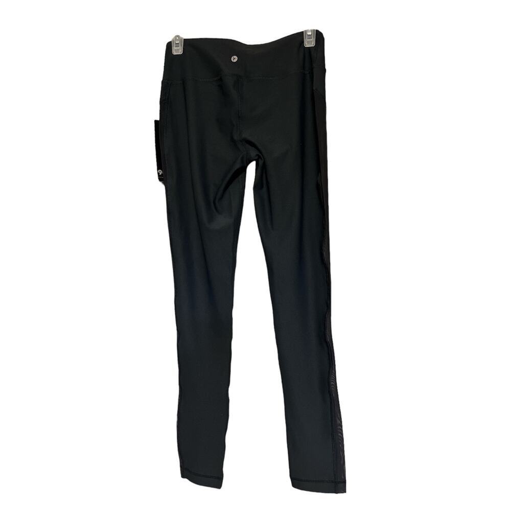 90 Degree by Reflex Black Mesh Leggings - Picture 3 of 3
